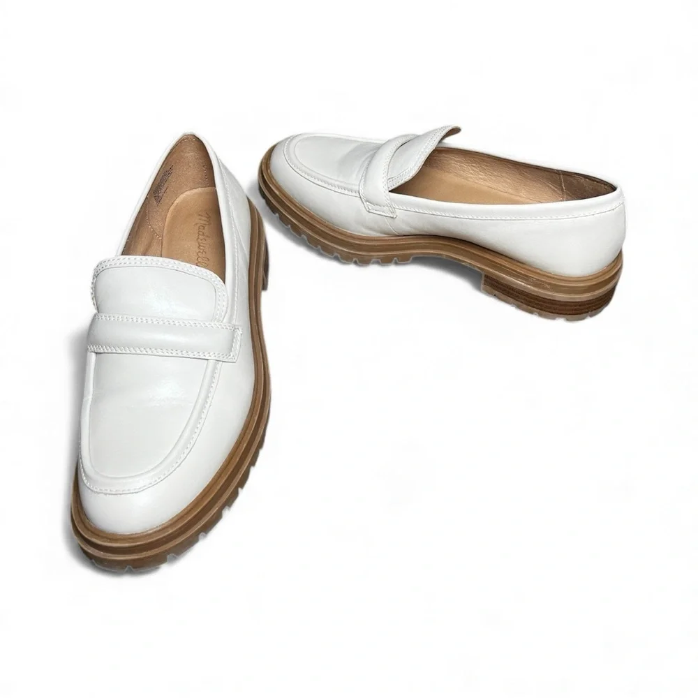 Madewell Lugsole Leather Loafer Sz 9 - Picture 4 of 9